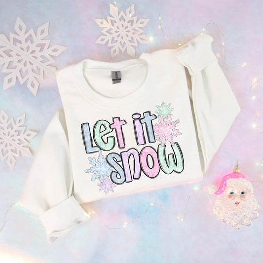 Let it snow- DTF TRANSFER (MG Xmas fundraiser)