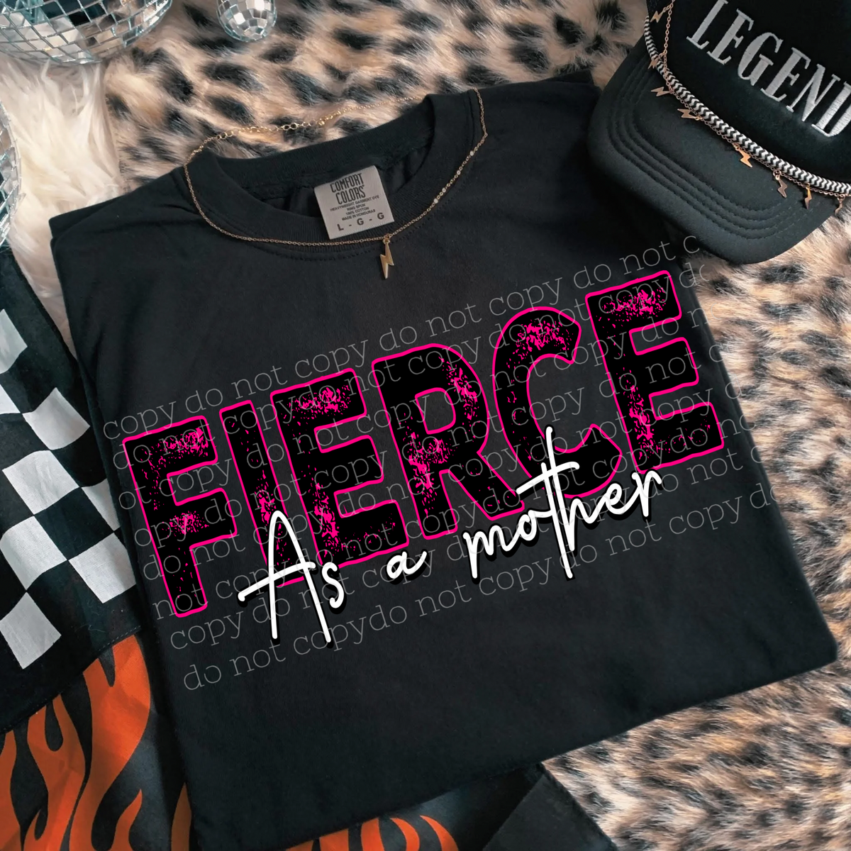 Fierce as a mother-DTF TRANSFER (RIOTMAMA)