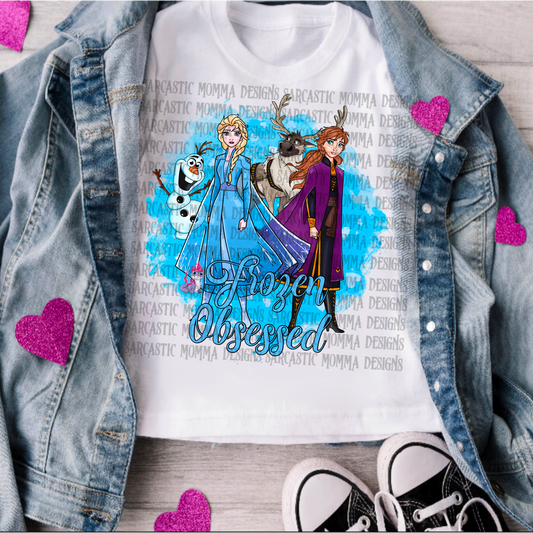 Cold Weather Queen&Princess Obsessed-DTF TRANSFER (SMD)