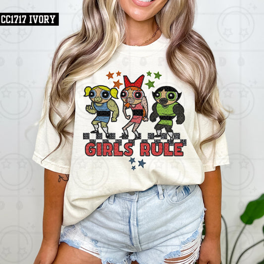 Girls rock - DTF TRANSFER (Back in the day Collab)