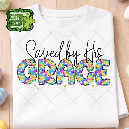 Saved by His Grace-DTF TRANSFER (PEEPSHOW)
