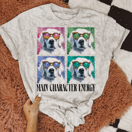 Great pyr ; Main character energy - DTF TRANSFER (DX4)