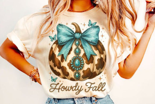 Howdy fall pumpmin - DTF TRANSFER (CFD)