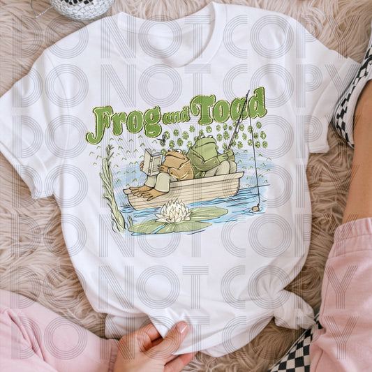 Frog and the toad - DTF TRANSFER (Throwback collab RHD X SSDD)