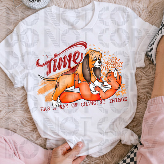 Time has a way of changing things - DTF TRANSFER (Throwback collab RHD X SSDD)