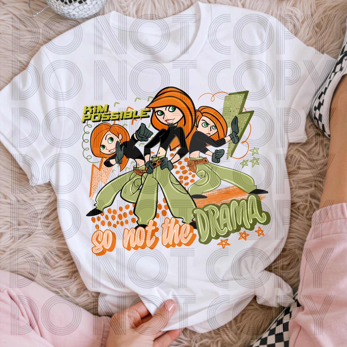 Kim so not the drama - DTF TRANSFER (Throwback collab RHD X SSDD)