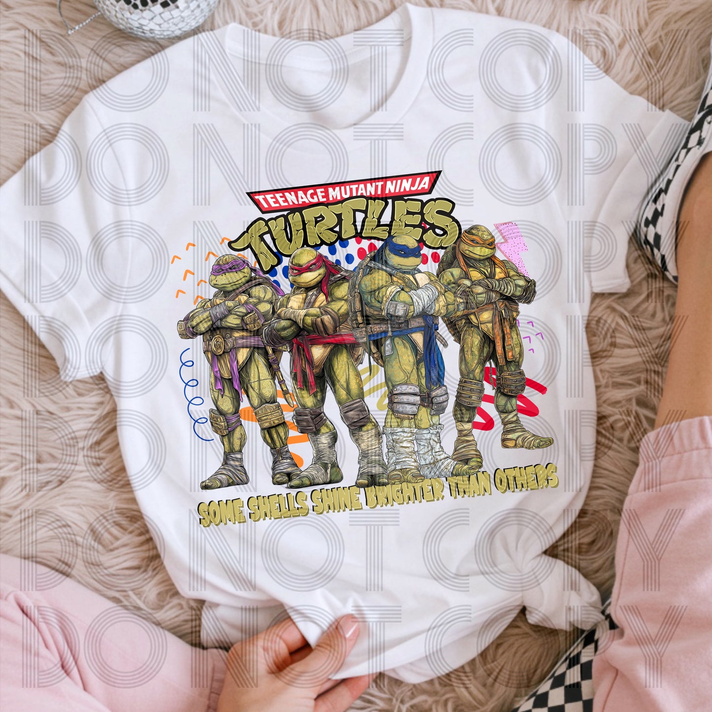 TMNT Turtles - DTF TRANSFER (Throwback collab RHD X SSDD)