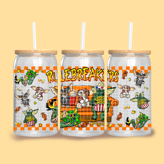Rulebreakers Gremlins - UV dtf wrap 16oz libbey : GD