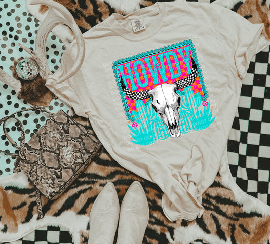 Howdy bull - DTF TRANSFER (bday bash collab SCG X WFD)