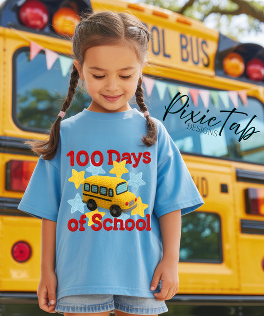 Bus fuzzy - DTF TRANSFER (100 days of growth school edition collab)