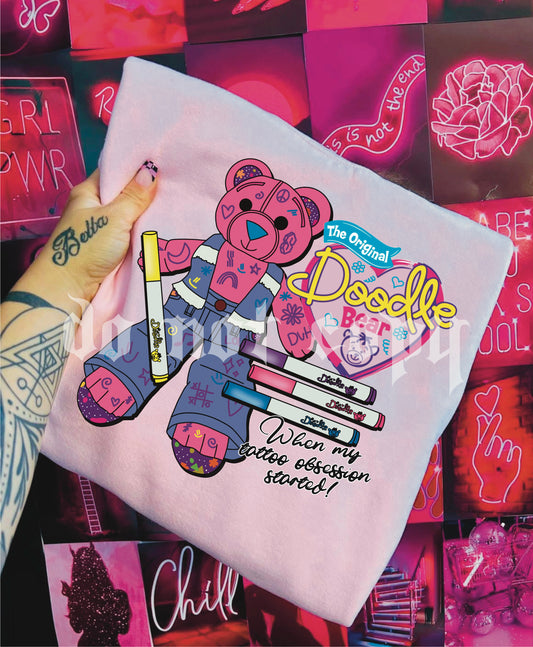Doodle tattoo obsession - DTF TRANSFER (Back in the day Collab)