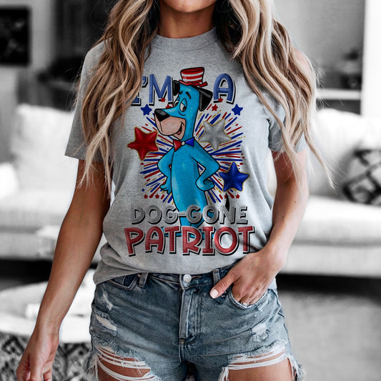 Dog gone patriot - DTF TRANSFER (Blast from the past Collab)