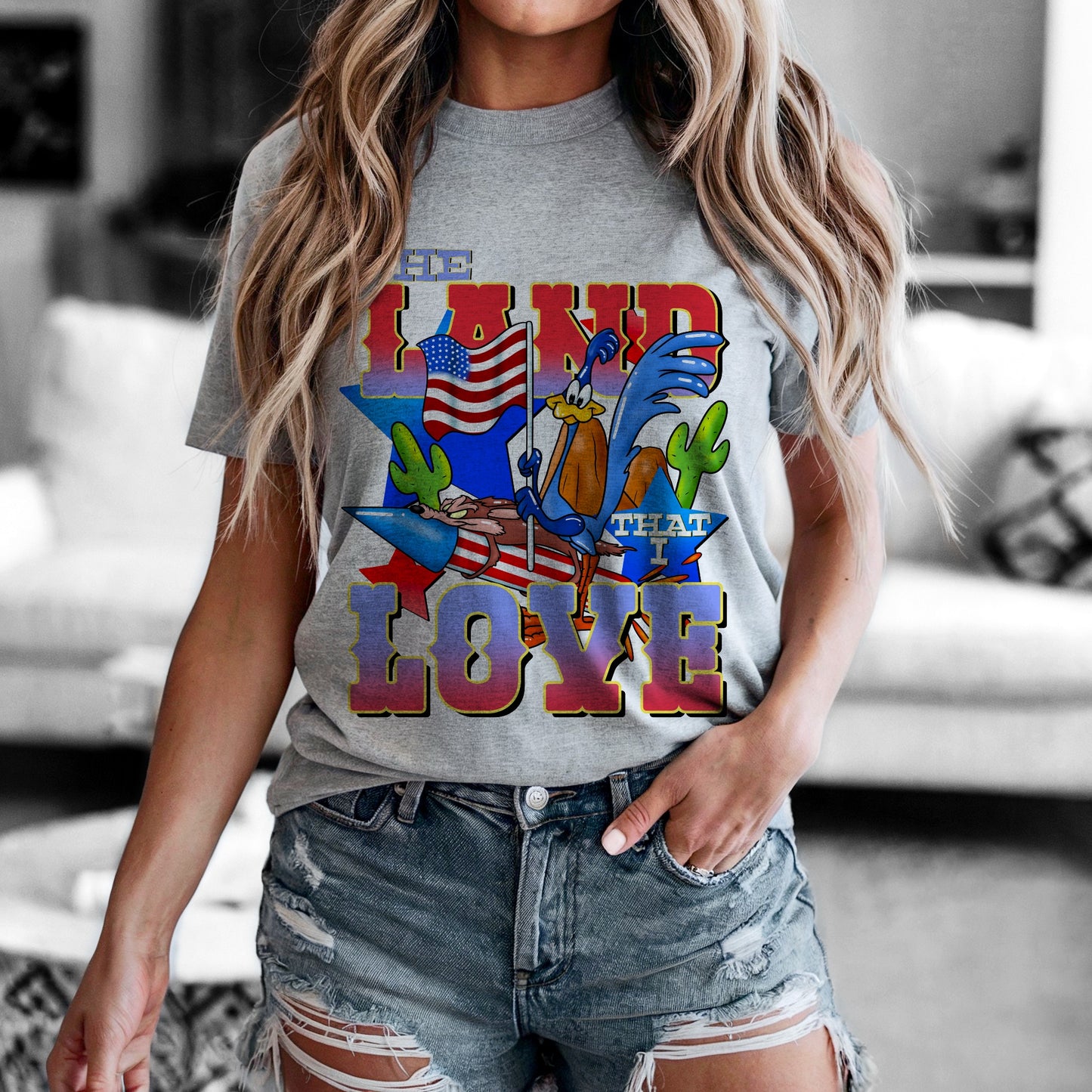 The land that I love - DTF TRANSFER (Blast from the past Collab)