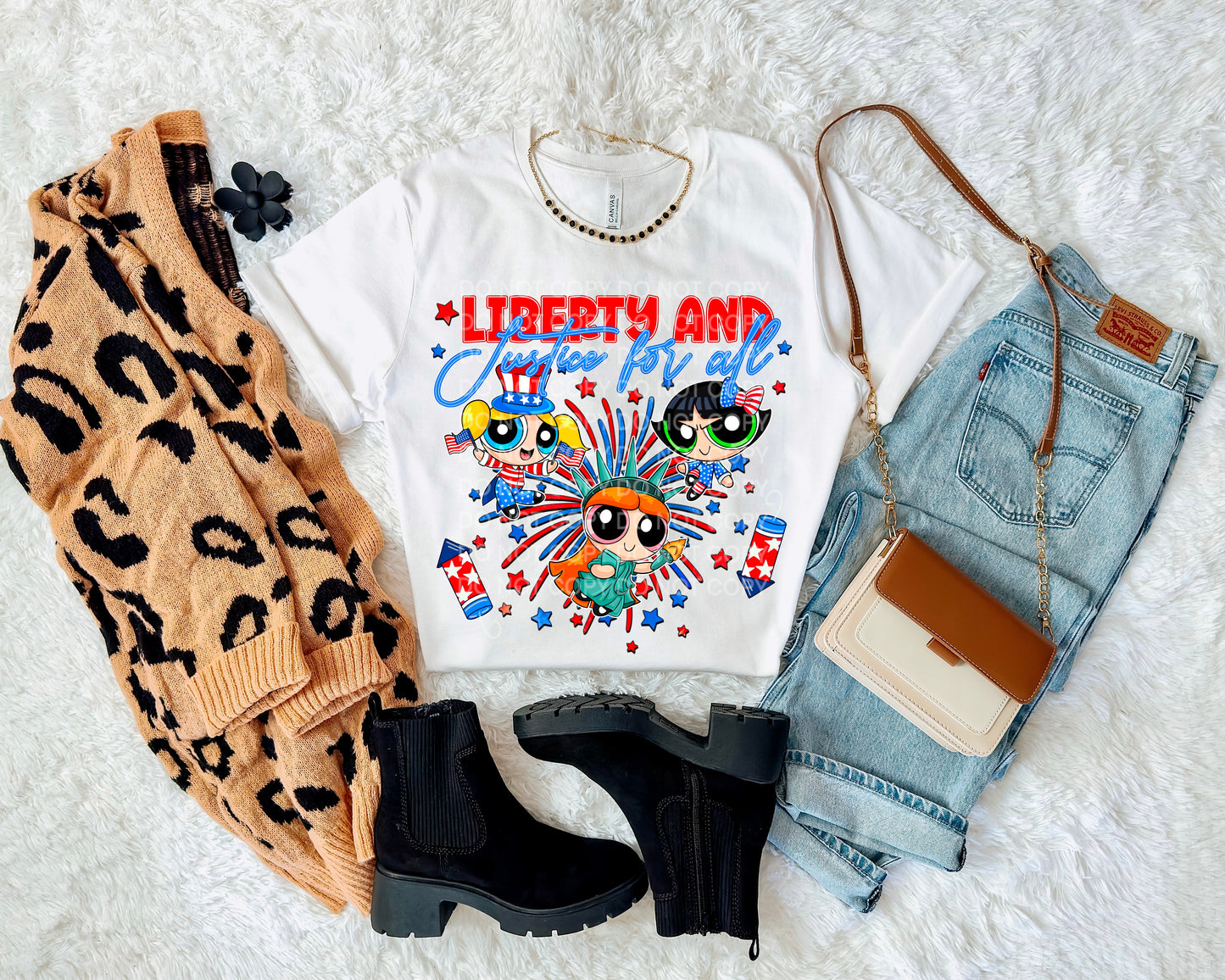 Liberty and Justice for all ppg - DTF TRANSFER (Blast from the past Collab)