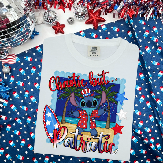 Chaotic but patriotic - DTF TRANSFER (Blast from the past Collab)