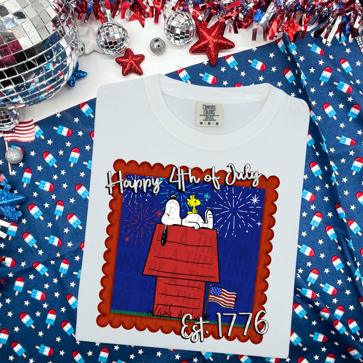 Happy 4th - DTF TRANSFER (Blast from the past Collab)