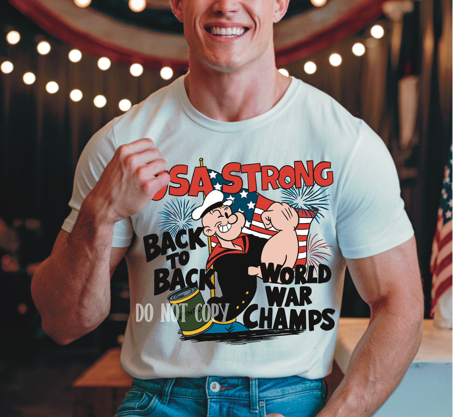 USA Strong - DTF TRANSFER (Blast from the past Collab)