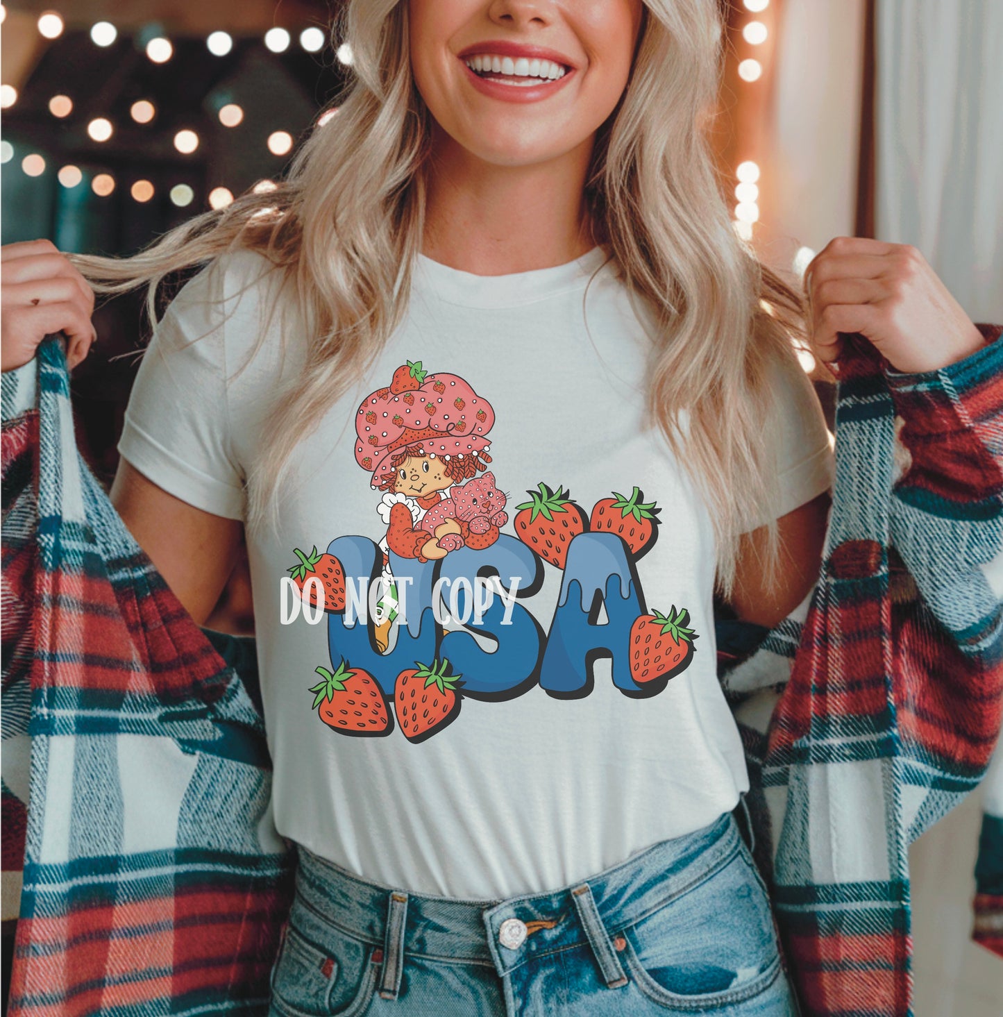 Strawberry USA - DTF TRANSFER (Blast from the past Collab)