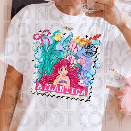 Atlantica - DTF TRANSFER (RHD 3d postage stamps)