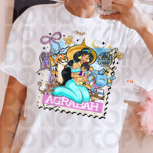 Agrabah - DTF TRANSFER (RHD 3d postage stamps)