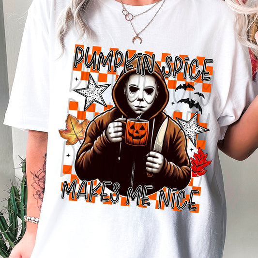 Pumpkin spice makes me nice Michael (All things WEEN collab)