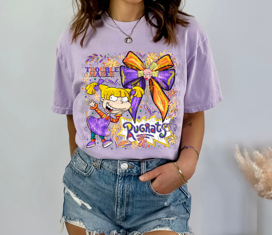 Trouble maker Rugrats - DTF TRANSFER (Throwback collab RHD X SSDD)