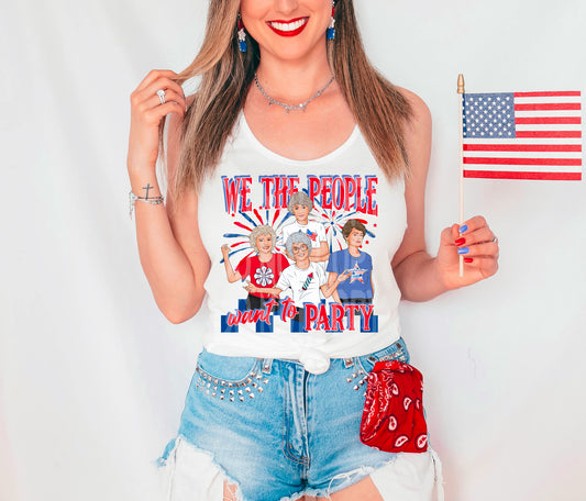 We the people want to party gg - DTF TRANSFER (Blast from the past Collab)