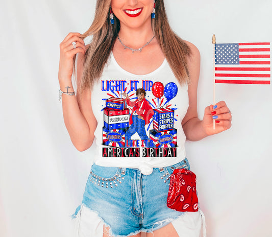 Light it up - DTF TRANSFER (Blast from the past Collab)