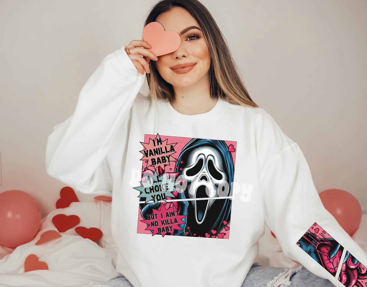 I'm vanilla baby ghostface - DTF TRANSFER (RTD)