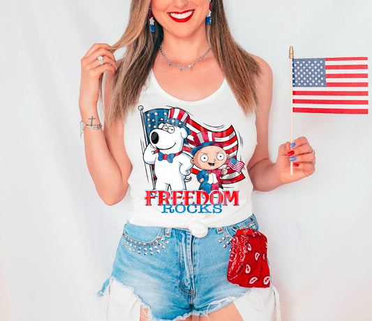 Freedom rocks - DTF TRANSFER (Blast from the past Collab)