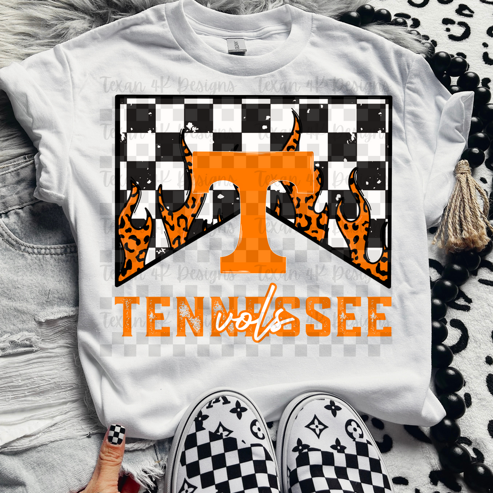 Vols checkered - DTF TRANSFER (T4KD)