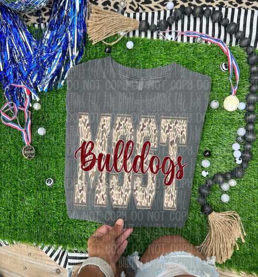 Msst Bulldogs duck camo - DTF TRANSFER (JMD)