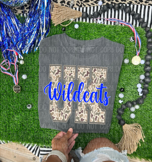 UK Wildcats duck camo - DTF TRANSFER (JMD)