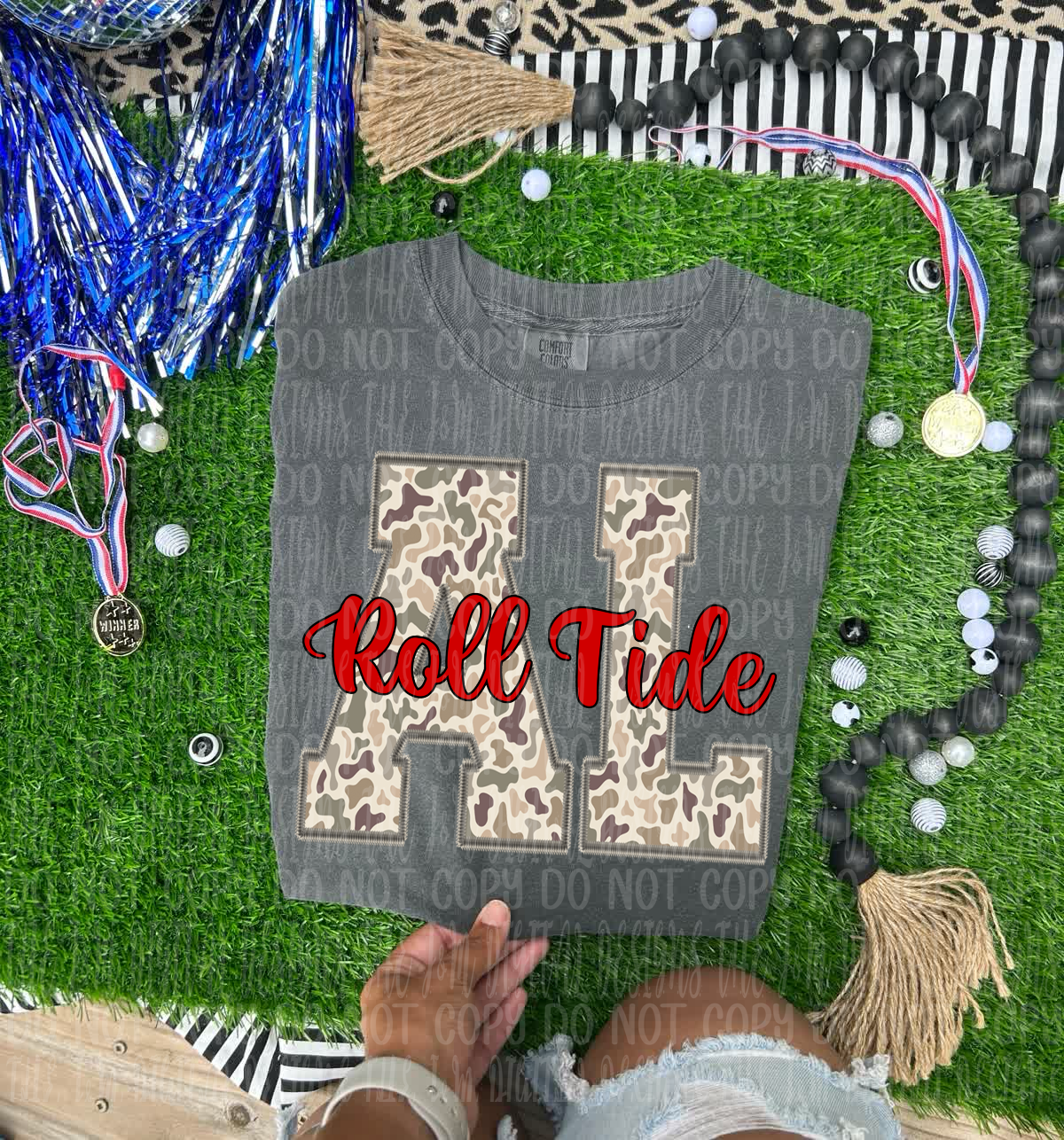 Alabama Roll Tide duck camo - DTF TRANSFER (JMD)