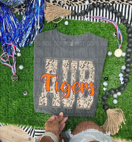 Aub Tigers duck camo - DTF TRANSFER (JMD)