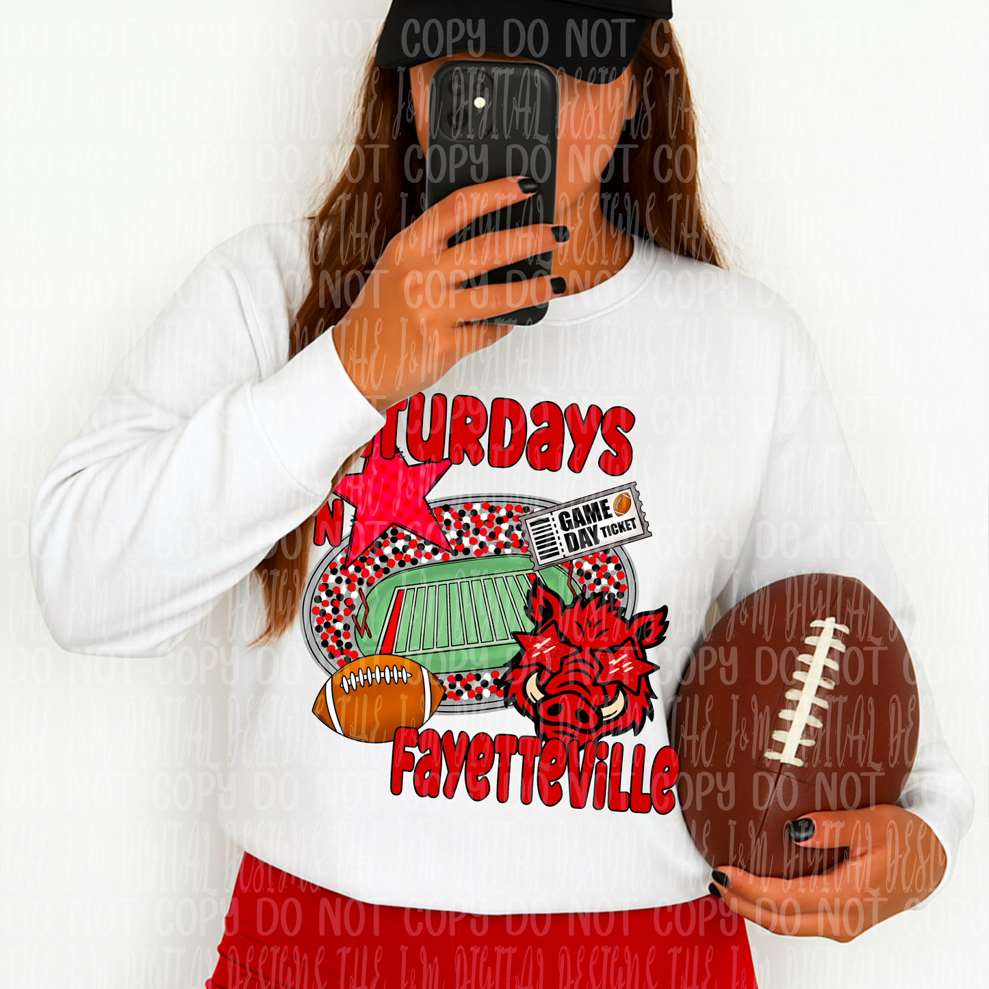 Fayetteville Razorbacks Saturdays - DTF TRANSFER (JMD)