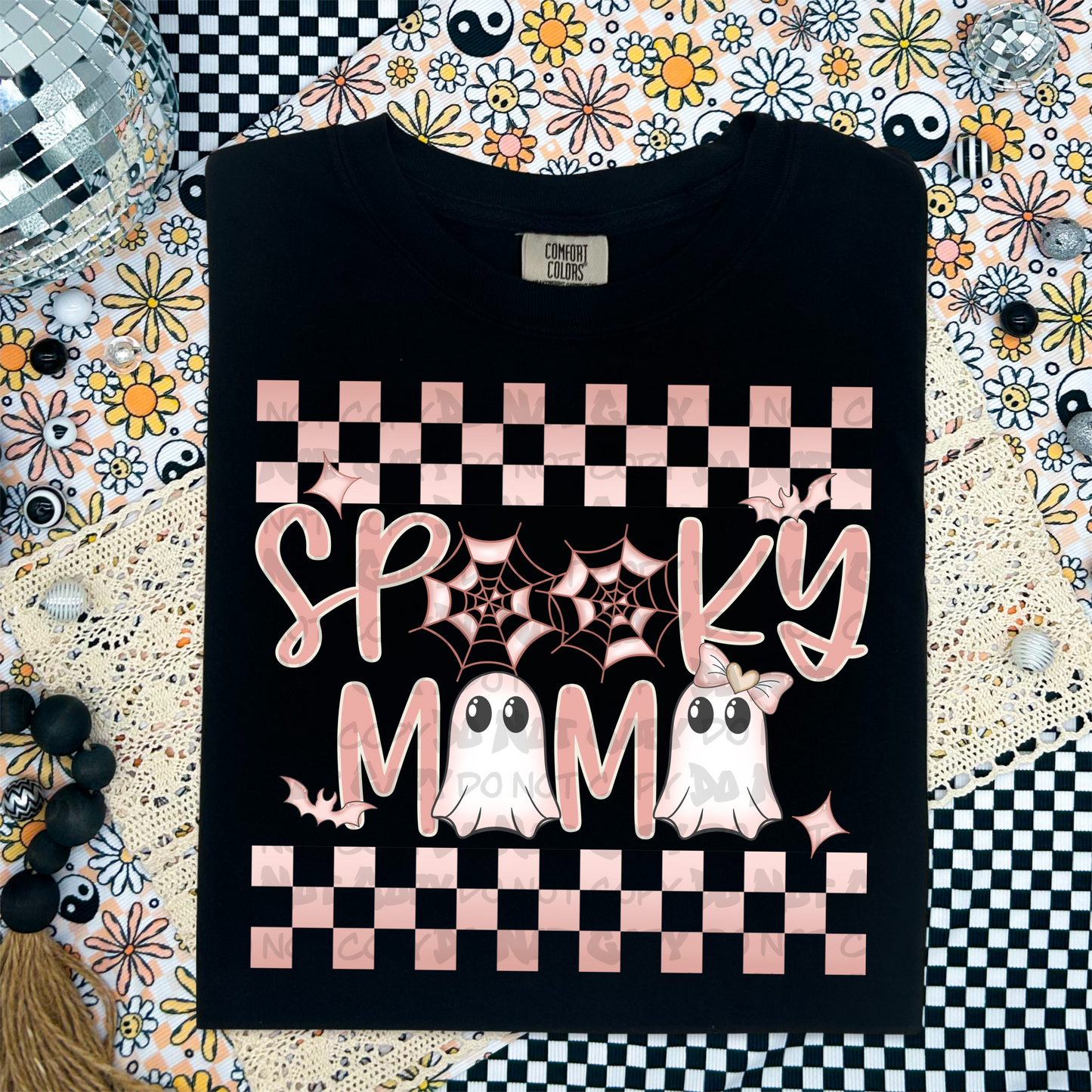 Spooky Mama pink - DTF TRANSFER (LCD)