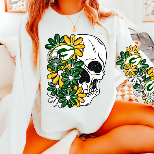 Skellie Packers - DTF TRANSFER (floral letters & skellies & sleeves MMD)