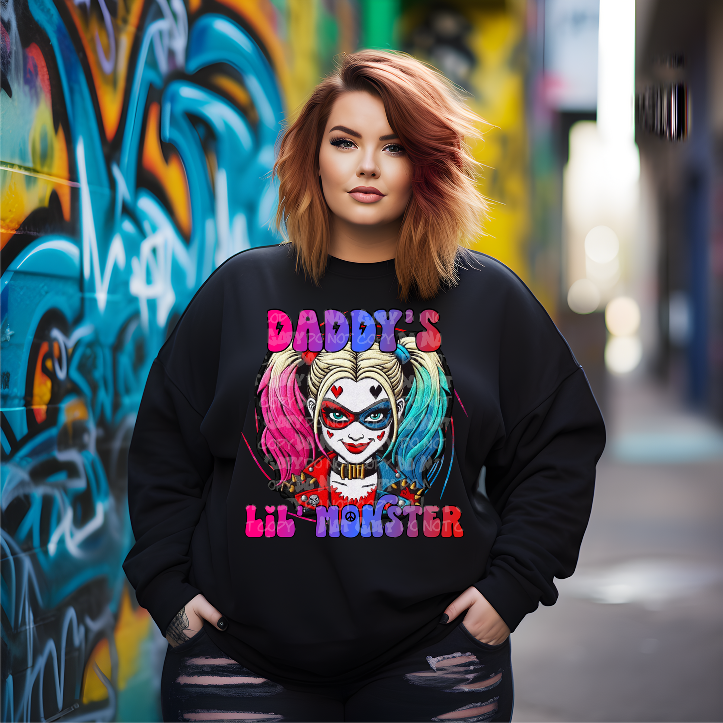 Daddy's little monster - DTF TRANSFER (LCD)