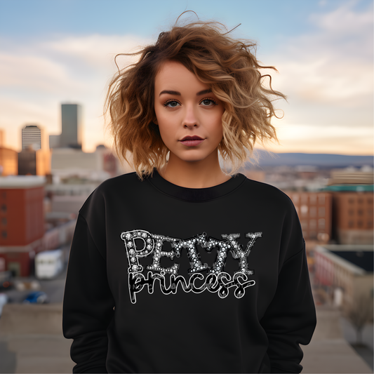 Petty princess faux rhinestones - DTF TRANSFER (LCD)