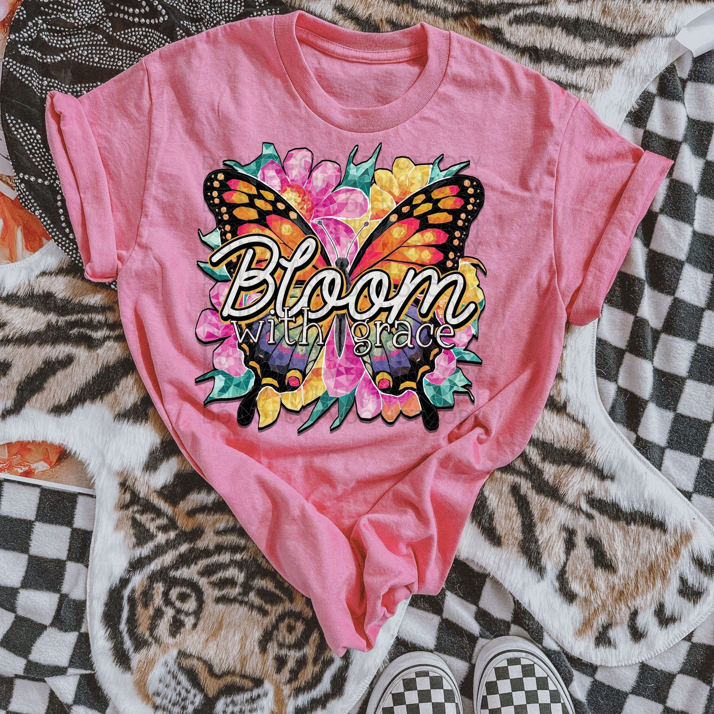 Bloom with grace butterfly - DTF TRANSFER (SSDa)