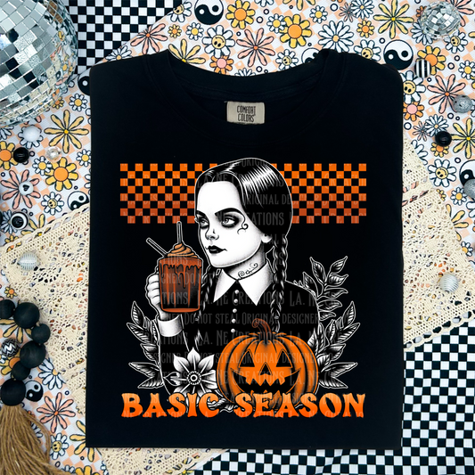 Basic Season Wednesday - DTF TRANSFER (LCD)