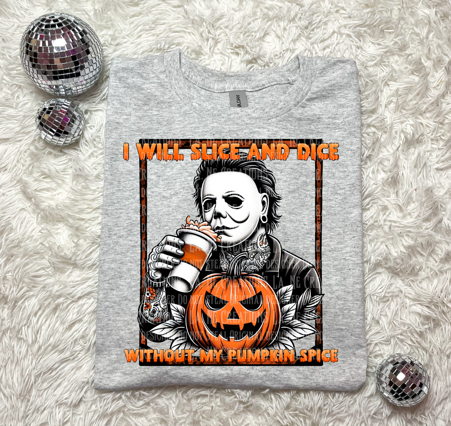 MICHAEL * Slice And dice pumpkin spice - DTF TRANSFER (LCD)