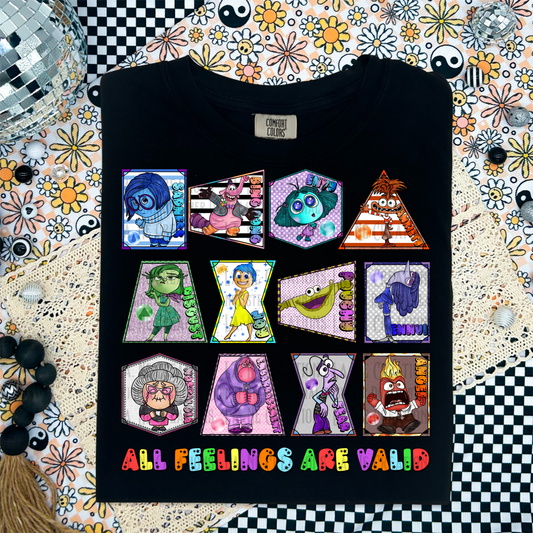 All feelings are valid - DTF TRANSFER (LCD)