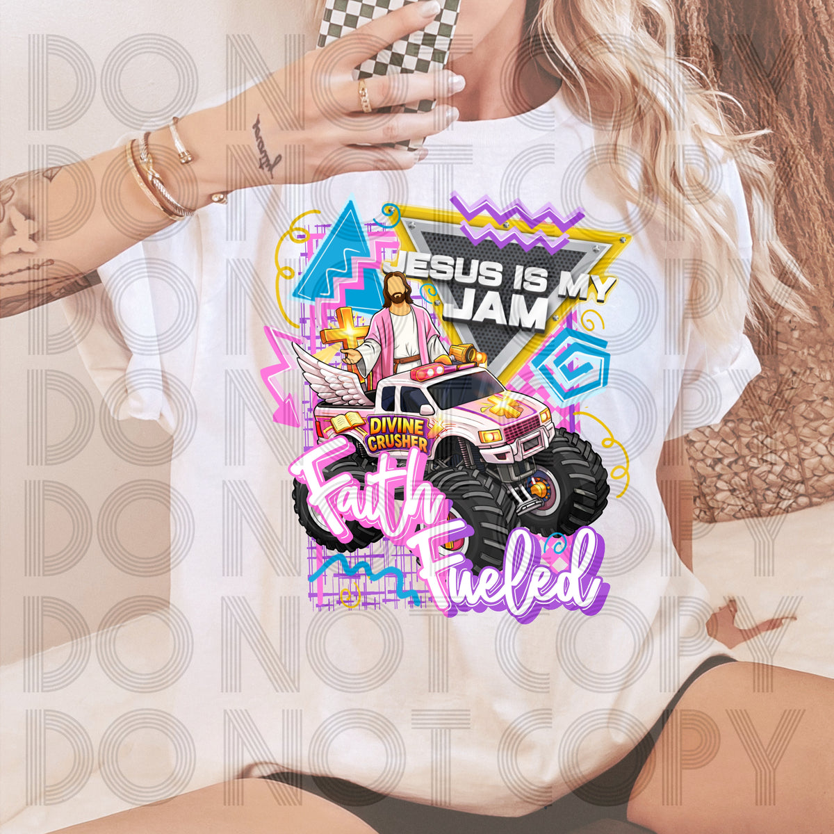 Jesus is my Jam - DTF TRANSFER (Eggstravaganza multi designer collab)