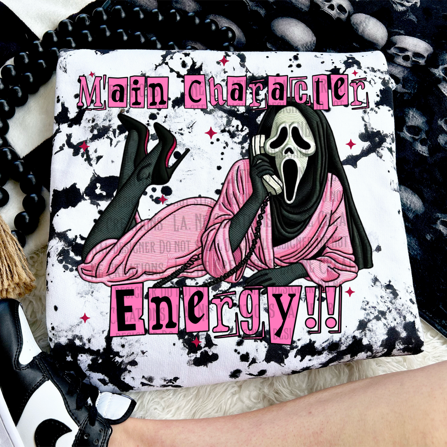 Main character synergy ghostface - DTF TRANSFER (LCD)