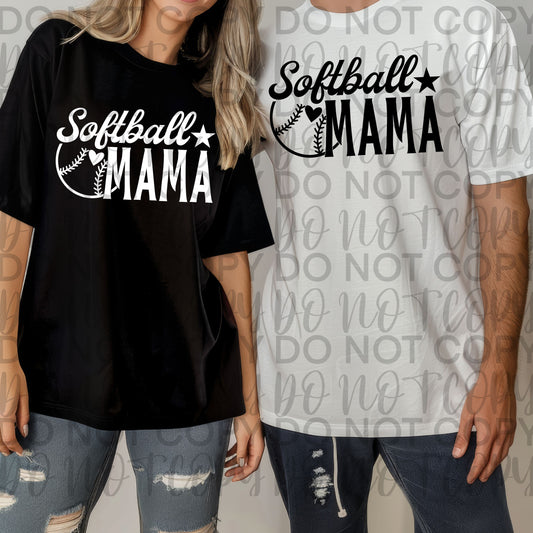 Softball Mama - DTF TRANSFER (SSDa)