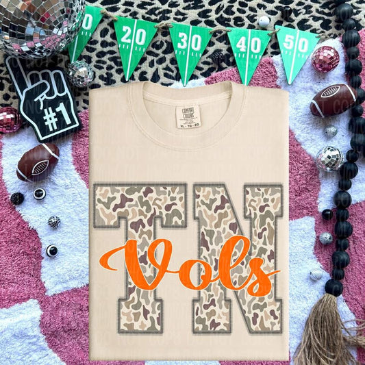 TN Vols duck camo - DTF TRANSFER (JMD)