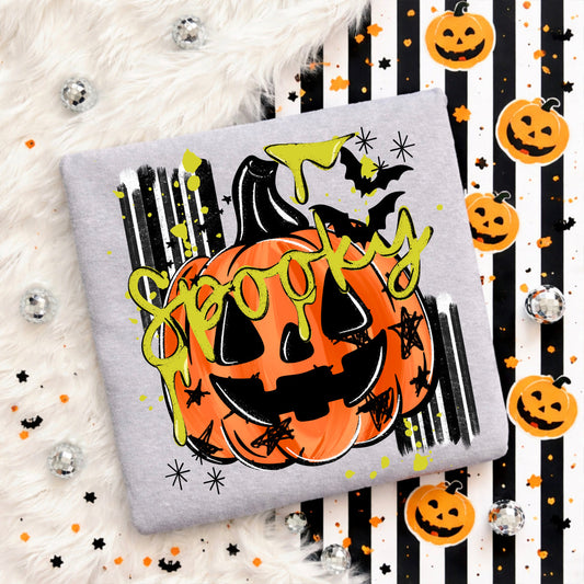 Spooky pumpkin - DTF TRANSFER (CSC)