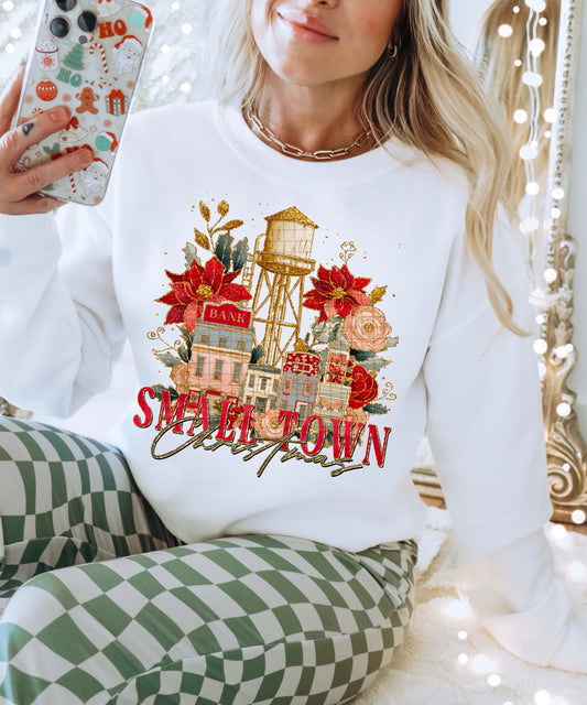 Small town Christmas - (DTF TRANSFER) PHDC